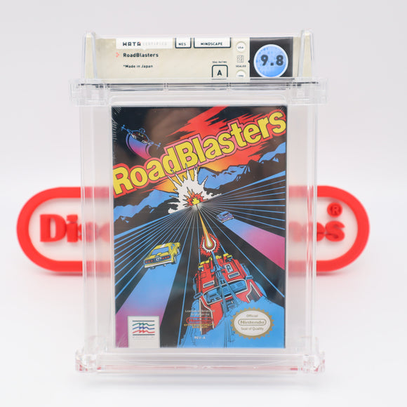 #555 - ROADBLASTERS - WATA GRADED 9.8 A (NES Nintendo) - THE DISCOUNTGAMES COLLECTION