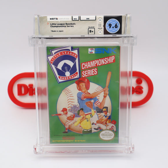 #386 - LITTLE LEAGUE BASEBALL: CHAMPIONSHIP SERIES - WATA GRADED 9.6 B+ (NES Nintendo) - THE DISCOUNTGAMES COLLECTION
