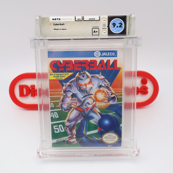 #160 - CYBERBALL - WATA GRADED 9.2 A+ (NES Nintendo) - THE DISCOUNTGAMES COLLECTION