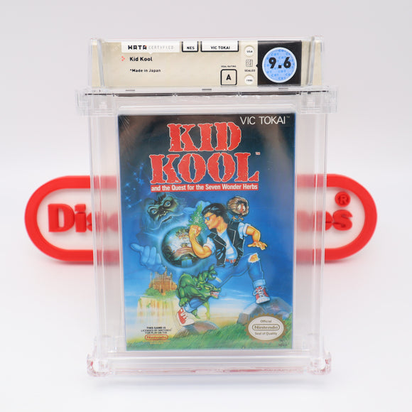 #350 - KID KOOL AND THE QUEST FOR THE SEVON WONDER HERBS - WATA GRADED 9.6 A (NES Nintendo) - THE DISCOUNTGAMES COLLECTION