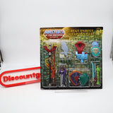 MOTU / MASTERS OF THE UNIVERSE CLASSICS: GREAT UNREST WEAPONS PAK PACK! COLLECTIBLE TOY - BRAND NEW & FACTORY SEALED!
