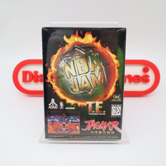 NBA JAM T.E. TE TOURNAMENT EDITION - NEW & Factory Sealed with Authentic V-Overlap Seam! (Atari Jaguar)