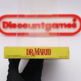 DR. MARIO / DOCTOR MARIO - NEW & Factory Sealed with Authentic H-Seam! (NES Nintendo)