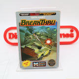 BREAKTHRU / BREAK THRU - CIB COMPLETE! Cleaned & Tested! (NES Nintendo)