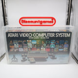 ATARI 2600 CONSOLE CX-2600A SYSTEM - VGA GRADED 80+ NM SILVER QUALIFIED ARCHIVAL! NEW & UNUSED! (Atari 2600)
