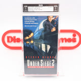 UNDER SIEGE 2 II: DARK TERRITORY - IGS GRADED 8 BOX & 8 SEAL! NEW & Factory Sealed with Authentic H-Overlap Seam! (VHS)