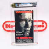 SCHWARZENEGGER: THE RUNNING MAN - IGS GRADED 9 BOX & 9 SEAL! NEW & Factory Sealed with Authentic H-Overlap Seam! (VHS)