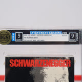 SCHWARZENEGGER: THE RUNNING MAN - IGS GRADED 9 BOX & 9 SEAL! NEW & Factory Sealed with Authentic H-Overlap Seam! (VHS)