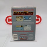 BREAKTHRU / BREAK THRU - BOXED! Cleaned & Tested! (NES Nintendo)