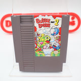 BUBBLE BOBBLE PART 2 II - CARTRIDGE & MANUAL! Cleaned & Tested! (NES Nintendo)