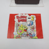 BUBBLE BOBBLE PART 2 II - CARTRIDGE & MANUAL! Cleaned & Tested! (NES Nintendo)