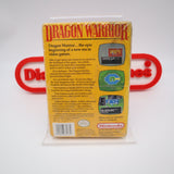 DRAGON WARRIOR 1 I - NEW & Factory Sealed with Authentic H-Seam! (NES Nintendo) - Water Damaged