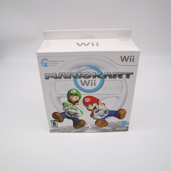 MARIO KART - NEW & Factory Sealed Bundle! MINT GAME INSIDE of Combo Packaging! (Nintendo Wii)