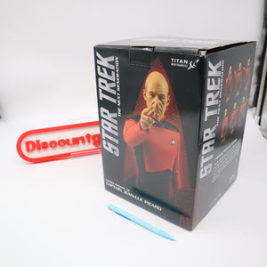 TITAN STAR TREK TNG CAPTAIN JEAN-LUC PICARD - 1/6th SCALE STATUE - NEW Authentic & Factory Sealed!