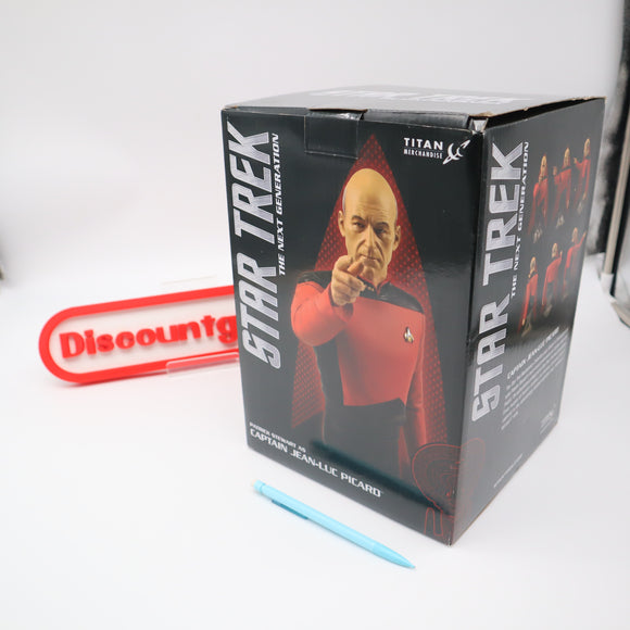 TITAN STAR TREK TNG CAPTAIN JEAN-LUC PICARD - 1/6th SCALE STATUE - NEW Authentic & Factory Sealed!