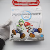 MARIO KART - NEW & Factory Sealed Bundle! MINT GAME INSIDE of Combo Packaging! (Nintendo Wii)