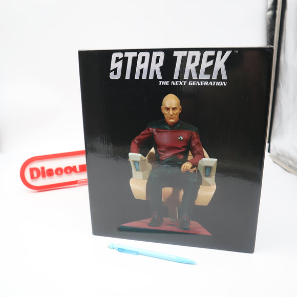 HOLLYWOOD COLLECTIBLES STAR TREK CAPTAIN PICARD - 1/6th 6LB SCALE STATUE #173/600 - NEW Authentic & Factory Sealed!
