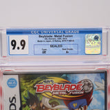 BEYBLADE: METAL FUSION - CGC GRADED 9.9 A+! NEW & Factory Sealed! (Nintendo DS)