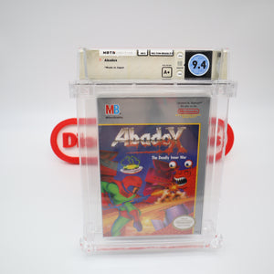 ABADOX: THE DEADLY INNER WAR - WATA GRADED 9.4 A+! NEW & Factory Sealed with Authentic H-Seam! (NES Nintendo)