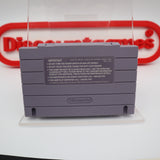 SUPER MARIO WORLD - CARTRIDGE, MANUAL, INSERT & SLEEVE! Cleaned & Tested! (SNES Super Nintendo)