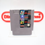 SUPER MARIO BROS / TETRIS / WORLD CUP SOCCER (3 IN 1!) Cartridge - Cleaned & Tested! (NES Nintendo)