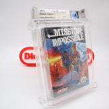 MISSION: IMPOSSIBLE - WATA GRADED 9.4 A! NEW & Factory Sealed with Authentic H-Seam! (NES Nintendo)