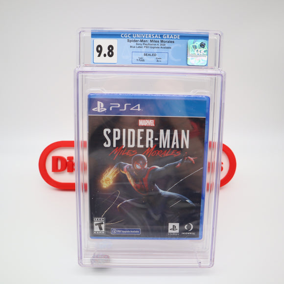 SPIDER-MAN: MILES MORALES - CGC GRADED 9.8 A++! NEW & Factory Sealed! (PS4 PlayStation 4)