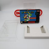 SUPER MARIO WORLD - FDO / FOR DISPLAY ONLY BOX (SNES Super Nintendo)