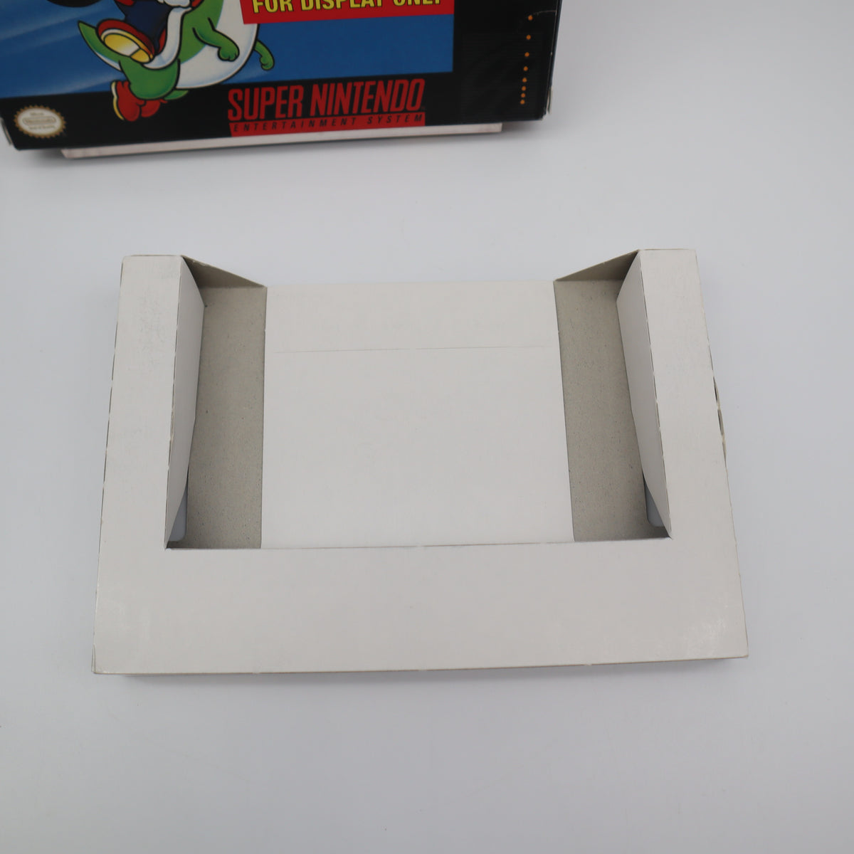 SUPER MARIO WORLD - FDO / FOR DISPLAY ONLY BOX (SNES Super Nintendo ...