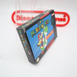 SUPER MARIO WORLD - FDO / FOR DISPLAY ONLY BOX (SNES Super Nintendo)