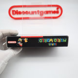 SUPER MARIO WORLD - FDO / FOR DISPLAY ONLY BOX (SNES Super Nintendo)
