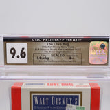 DISNEY'S THE LOVE BUG - CGC PEDIGREE GRADED 9.6 A++! NEW & Factory Sealed with Authentic H-Overlap Seam! (VHS)