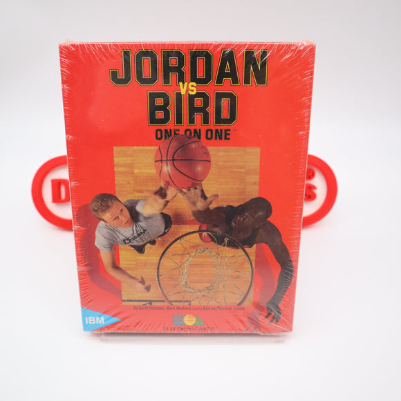 MICHAEL JORDAN VS. LARRY BIRD: ONE ON ONE - NEW & Factory Sealed! (IBM PC / 3.5
