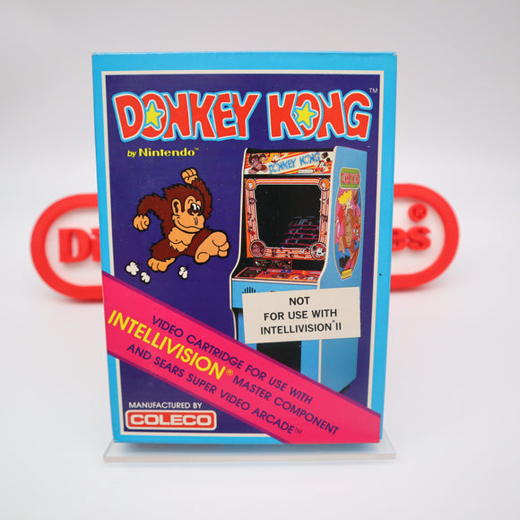 DONKEY KONG - NEW & Factory Sealed with Authentic Glue Seal! (Intellivision)