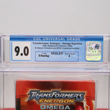 TRANSFORMERS ENERGON: OMEGA SUPREME - CGC GRADED 9.0 A! NEW & Factory Sealed with Authentic V-Overlap Seam! (VHS)