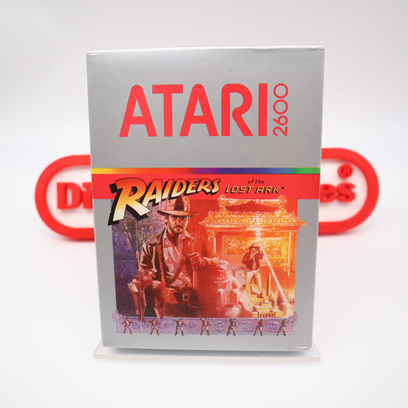 INDIANA JONES: RAIDERS OF THE LOST ARK - NEW & Factory Sealed with Authentic Glue Seal! (Atari 2600)
