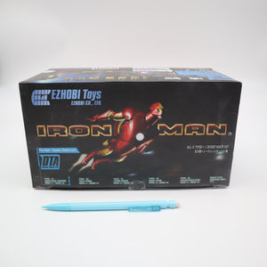 DYNAMIC THEATER ARTS / EZHOBI TOYS SET OF 6 IRON MAN MODELS - MARVEL FIGURE STATUES - NEW Authentic & Factory Sealed!