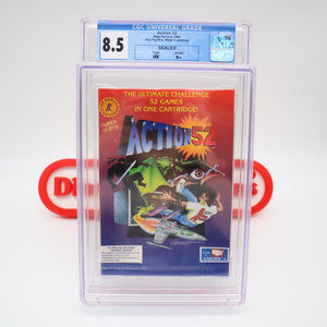 ACTION 52 - 52 Games In 1 - CGC GRADED 8.5 A++! NEW & Factory Sealed! (Sega Genesis)