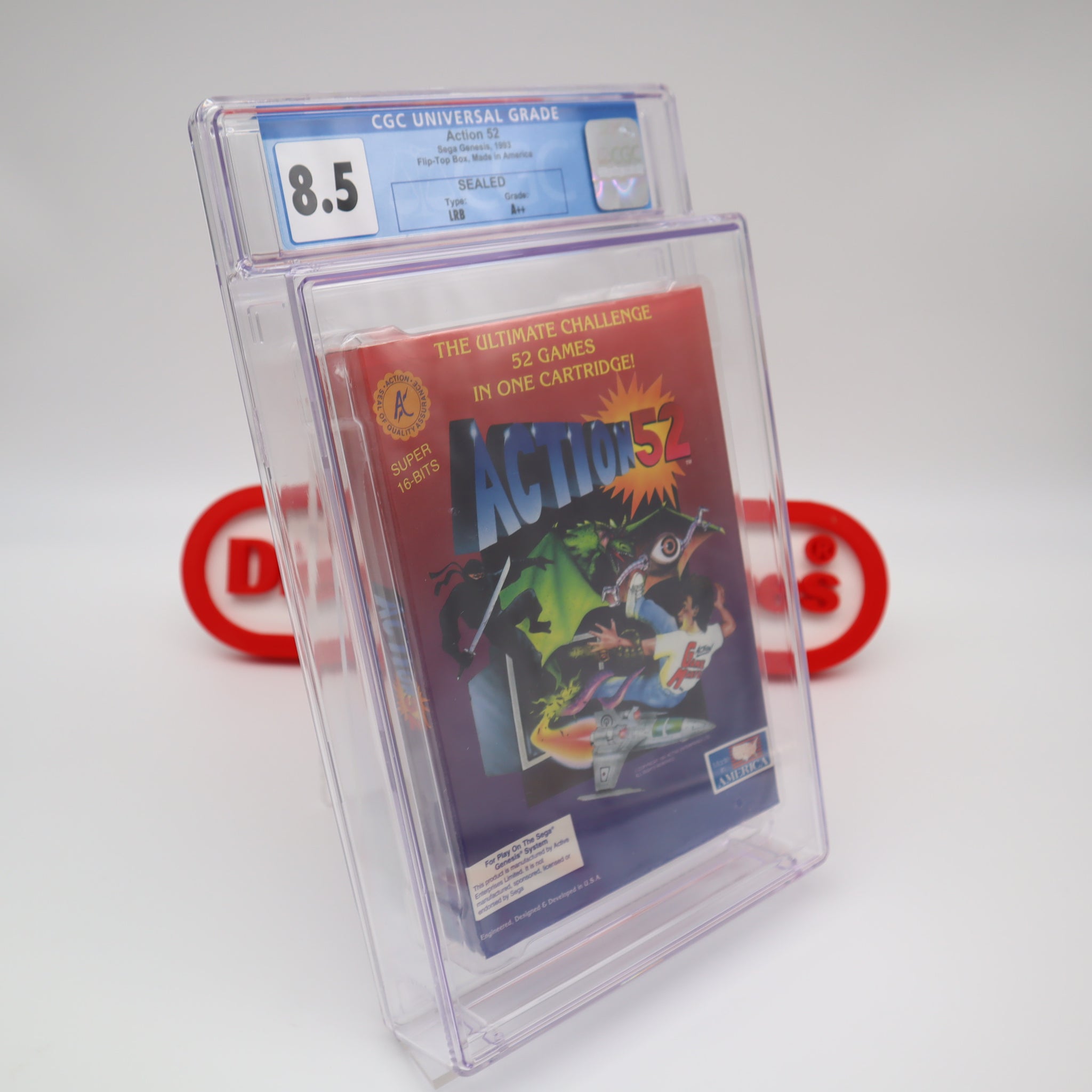 ACTION 52 - 52 Games In 1 - CGC GRADED 8.5 A++! NEW & Factory