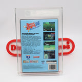 BASES LOADED '96 1996 DOUBLE HEADER BASEBALL - VGA GRADED 85+ NM+ GOLD! NEW & Factory Sealed! (PS1 PlayStation 1 LONGBOX)