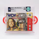 WCW VS. NWO WORLD TOUR - "BIG SHOW" AUTOGRAPHED PSA/DNA WATA GRADED 8.5 CIB! (Nintendo 64 N64)