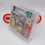 WCW VS. NWO WORLD TOUR - "BIG SHOW" AUTOGRAPHED PSA/DNA WATA GRADED 8.5 CIB! (Nintendo 64 N64)
