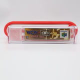 WCW VS. NWO WORLD TOUR - "BIG SHOW" AUTOGRAPHED PSA/DNA WATA GRADED 8.5 CIB! (Nintendo 64 N64)