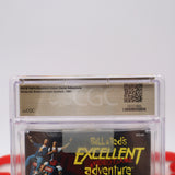 BILL & TED'S EXCELLENT VIDEO GAME ADVENTURE - CGC PEDIGREE GRADED 9.4 A+! NEW & Factory Sealed with Authentic H-Seam! (NES Nintendo)
