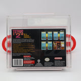 TETRIS 2 II - VGA GRADED 85+ NM+ GOLD! NEW & Factory Sealed with Authentic V-Seam! (SNES Super Nintendo)