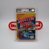 SHOOTING RANGE - VGA GRADED 80 NM SILVER! NEW & Factory Sealed with Authentic H-Seam! (NES Nintendo)