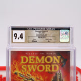 DEMON SWORD - CGC PEDIGREE GRADED 9.4 A++! NEW & Factory Sealed with Authentic H-Seam! (NES Nintendo)