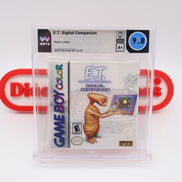 ET / E.T. DIGITAL COMPANION - WATA GRADED 9.8 A+! NEW & Factory Sealed! (Game Boy Color GBC)