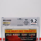 OPRAH WINFREY'S BELOVED (DEMO TAPE/SCREENER!) REWIND GRADED 9.2 & 4-STAR SEAL! NEW & Factory Sealed with Authentic H-Overlap Seam! (VHS)