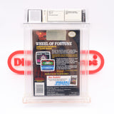 WHEEL OF FORTUNE (The Original) - WATA GRADED 8.5 A! NEW & Factory Sealed with Authentic H-Seam! (NES Nintendo)